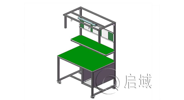 鋁型材工作臺(tái)3維圖紙